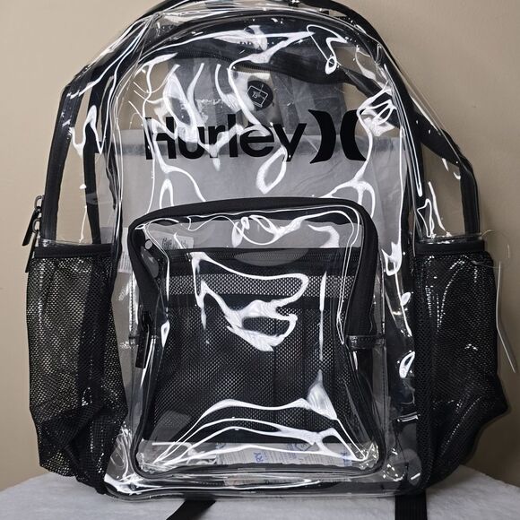 NWT HURLEY Transparent Day Backpack - Picture 3 of 6